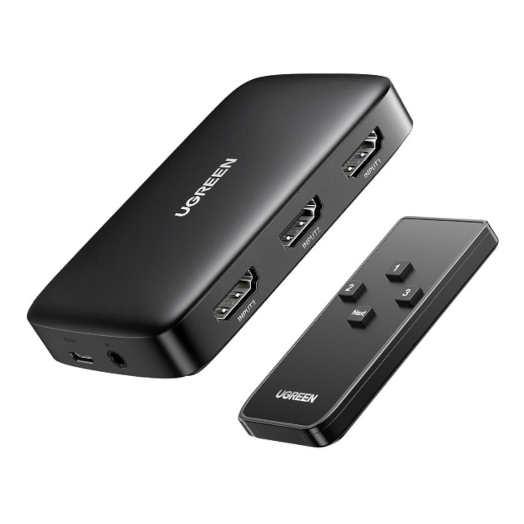 UGreen CM332 3-in-1 HDMI 1.4 Switch 4K
